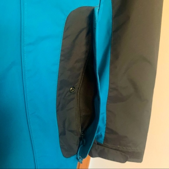Columbia Women’s Interchange Waterproof Coat Blue/Black Size L - Picture 4 of 14